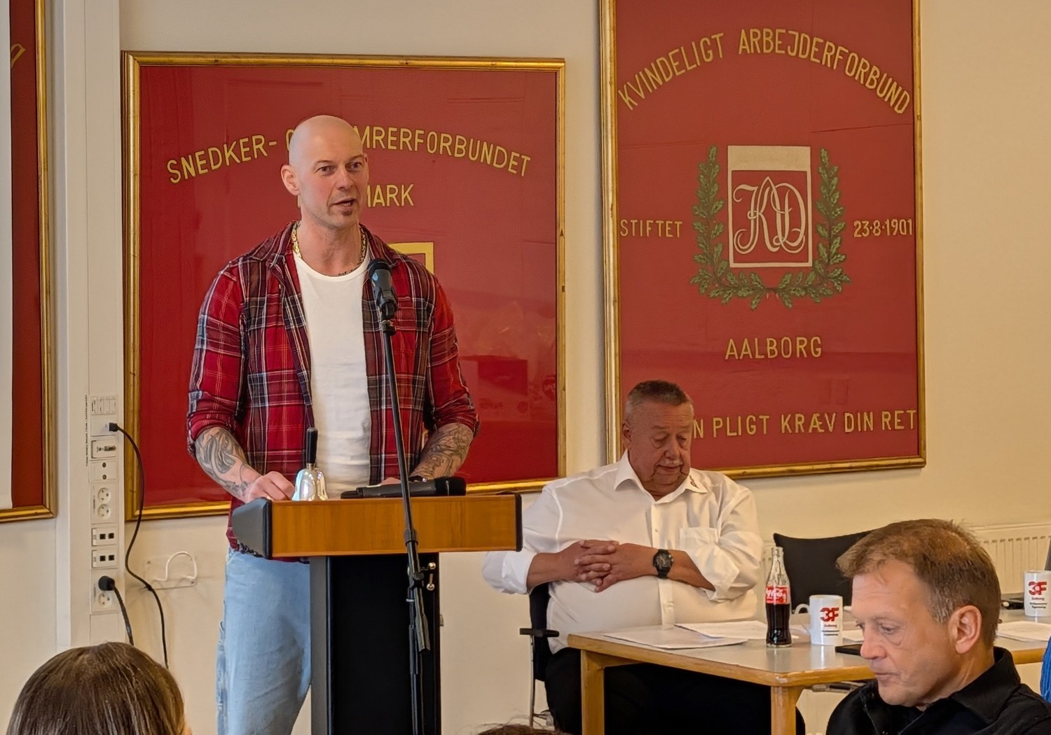 Brian Overgaard takkede for valget som ny afdelingsformand
